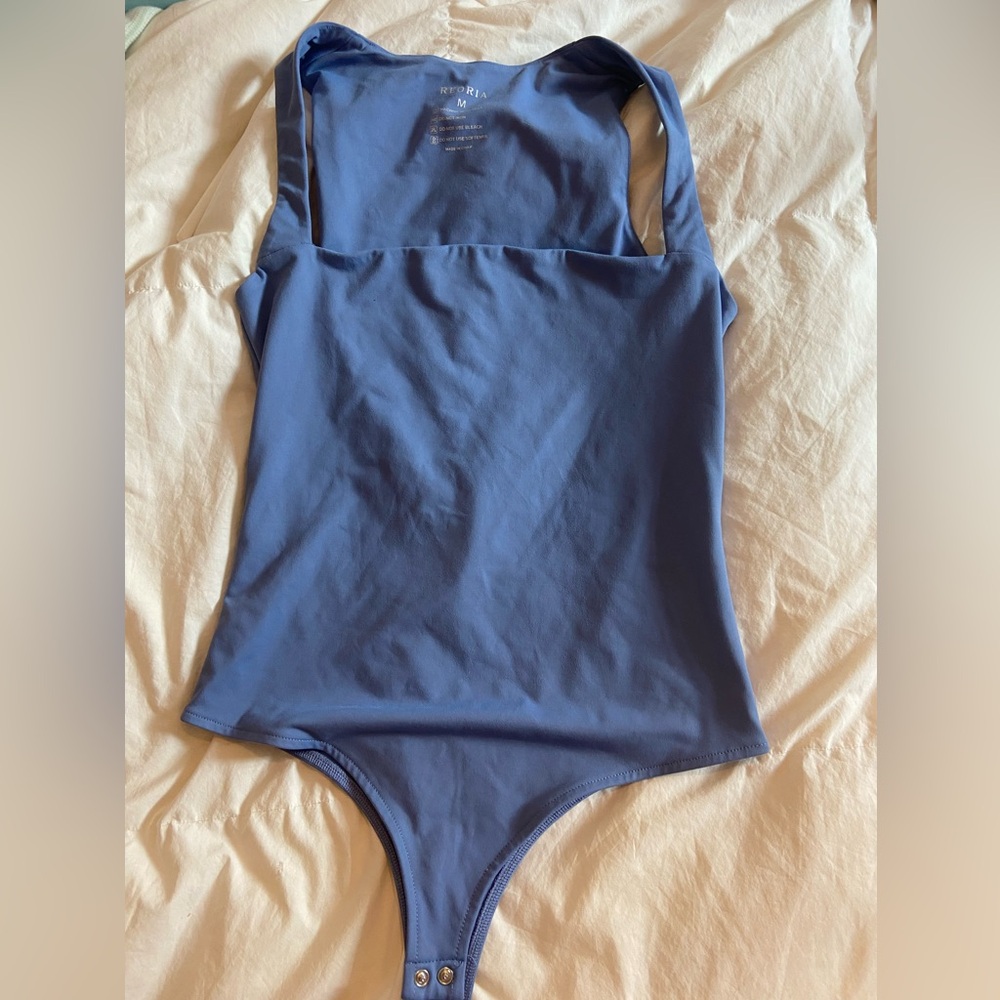 Blue bodysuit